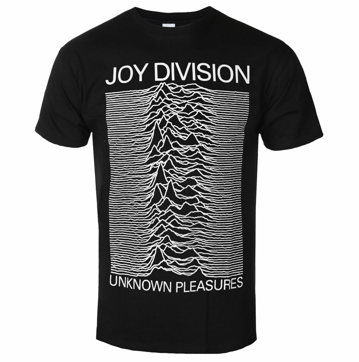 Чоловіча футболка Joy Division - Невідомі задоволення - ЧОРНИЙ - ROCK OFF S