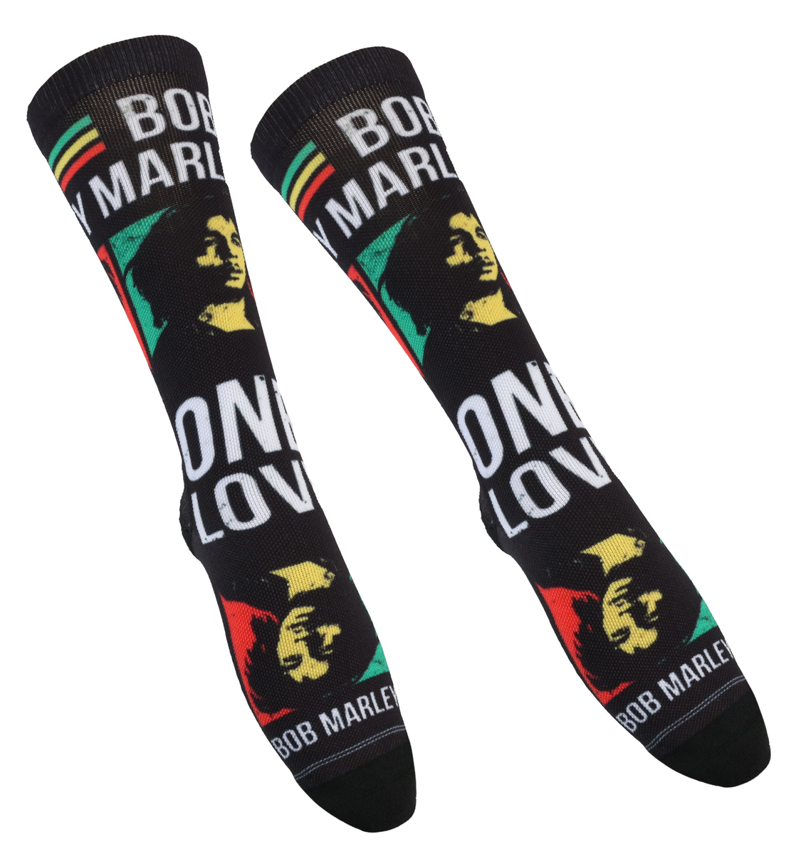 шкарпетки BOB MARLEY - ОДНЕ КОХАННЯ - ДАЙ САБ - ЧОРНИЙ КОЛІР - PERRI´S SOCKS 40-46